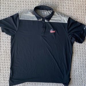 XL Columbia Golf Polo.  Tecate Beer logo, Black